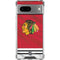 NHL Blackhawks Red Stripes Google Pixel 7a Clear Case